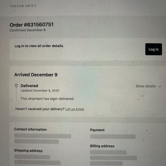 Taylor Swift Folklore Album Original Cardigan M/L - Picture 5 of 5